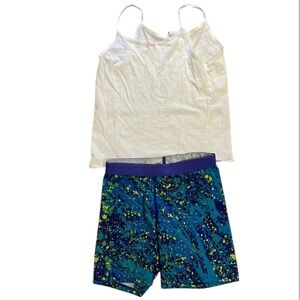 Y2K like your shorts & T-shirt Girls bow